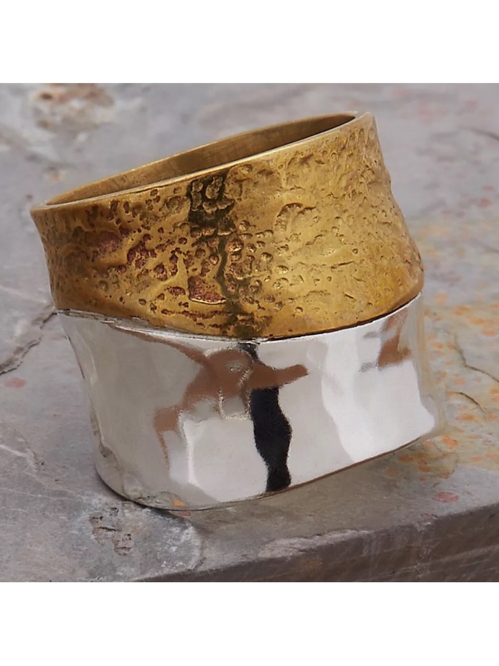 🆕 NEW IN BOX SILPADA Rain or Shine Ring 925 Sterling Silver & Brass RARE size 5